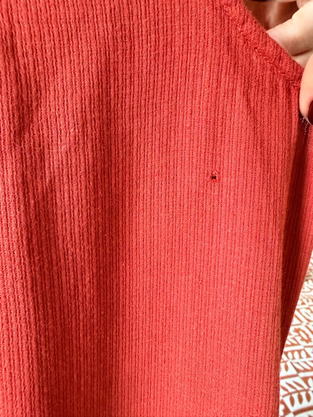 Prana Earthen Red Sleeveless Linen Jumpsuit - Picture 3 of 7